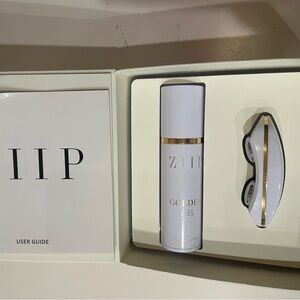 Golden Gel Serum and ZIIP device– White & Gold